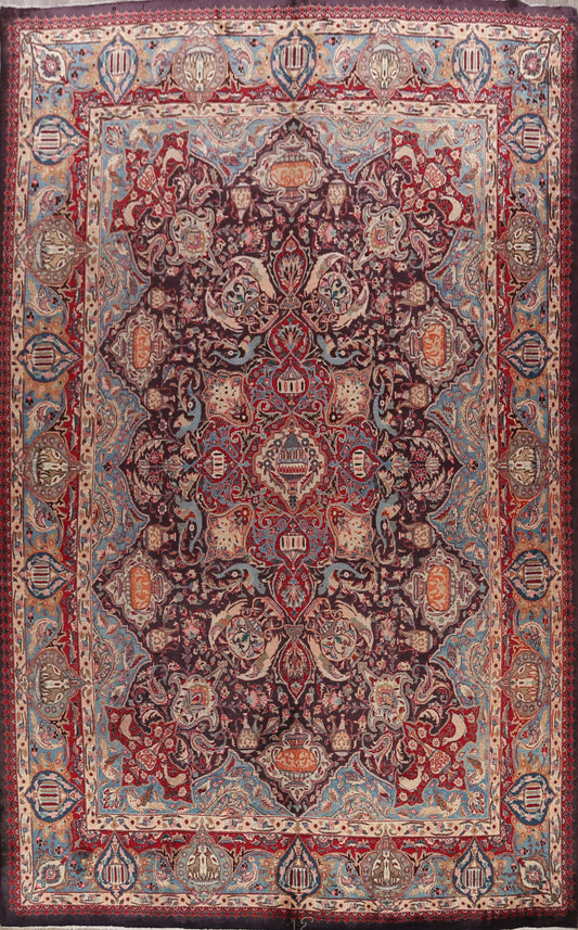 Pictorial Kashmar Persian Area Rug 10x13