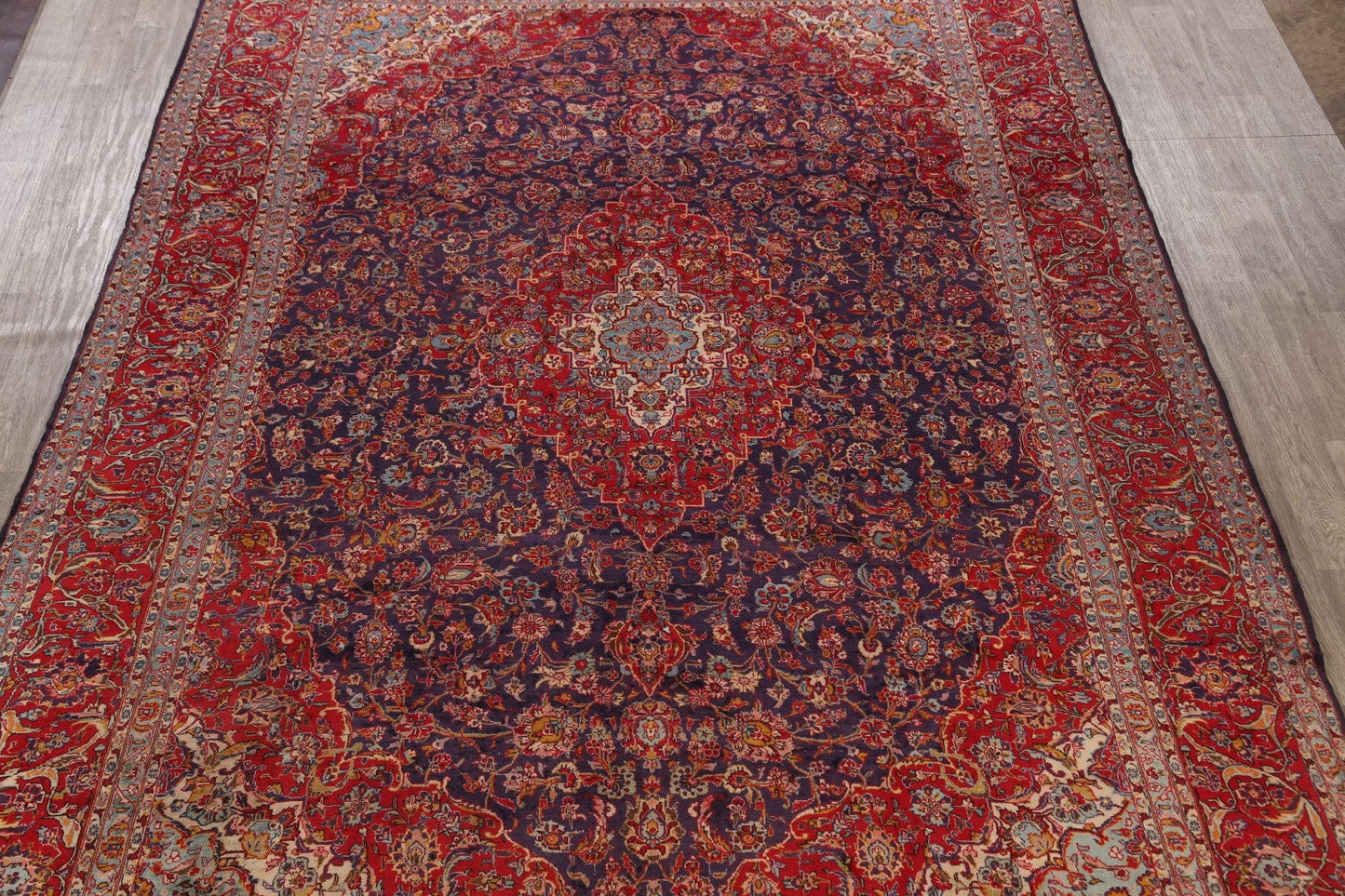 Large Traditional Kashan Persian Area Rug 10x15