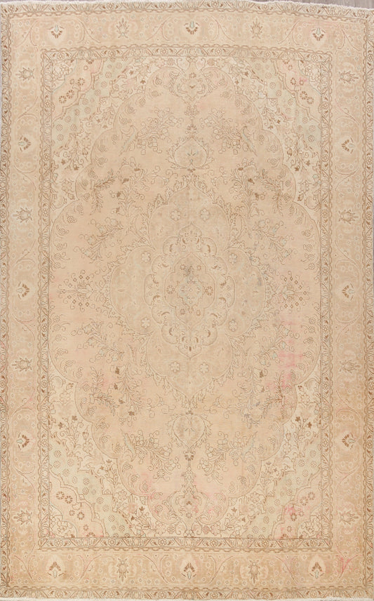 Floral Tabriz Persian Area Rug 10x13