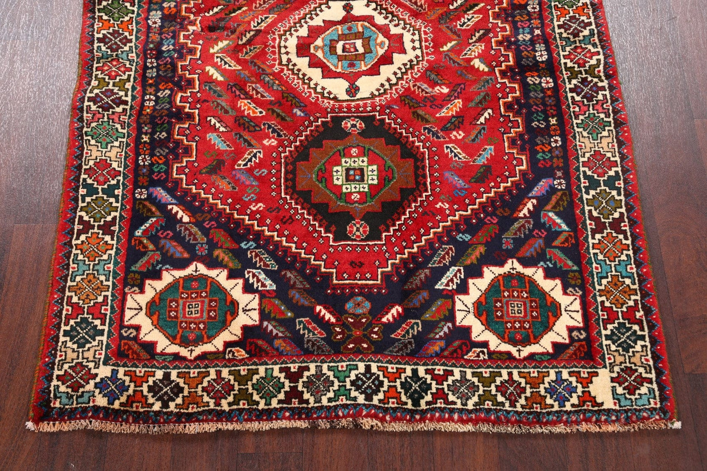 Geometric Shiraz Persian Area Rug 4x6