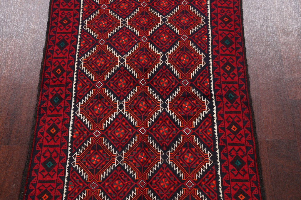 Geometric Balouch Afghan Oriental Area Rug 3x6