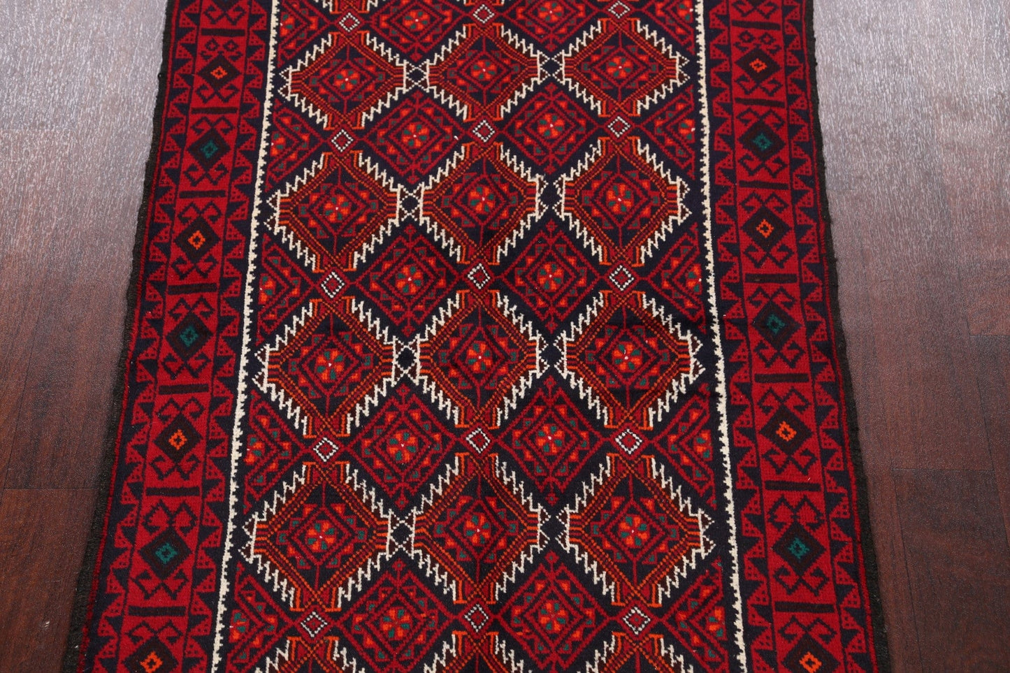 Geometric Balouch Afghan Oriental Area Rug 3x6