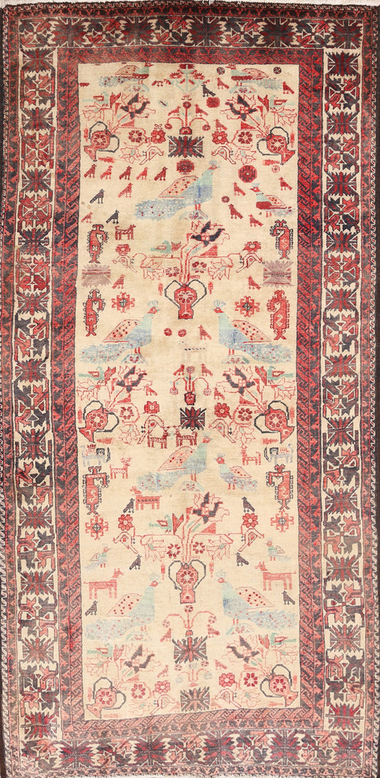 Tribal Shiraz Persian Area Rug 4x7