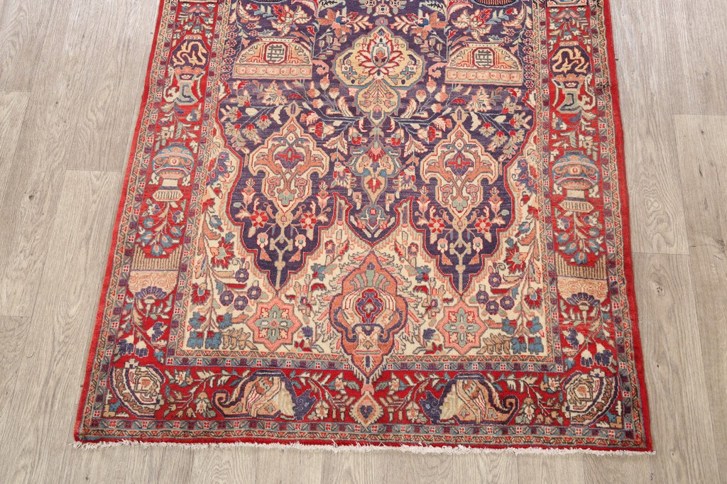 Pictorial Kashmar Persian Area Rug 4x7