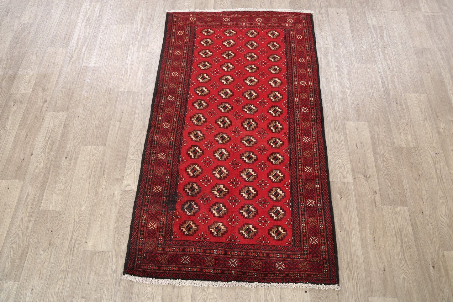 Geometric Balouch Oriental Area Rug 4x6