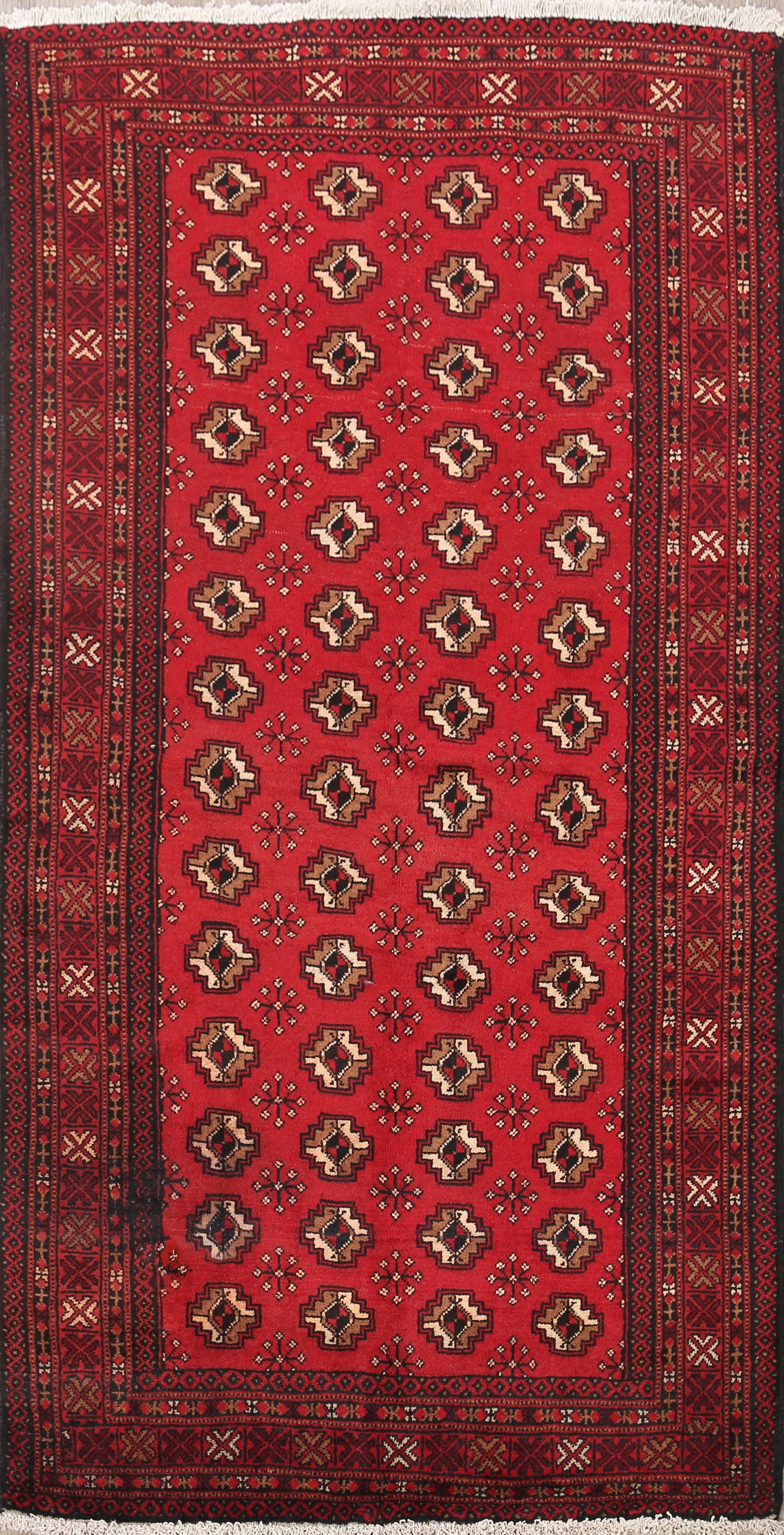 Geometric Balouch Oriental Area Rug 4x6