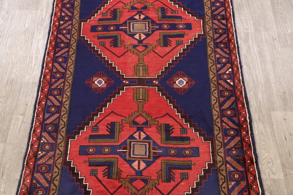 Tribal Hamedan Persian Area Rug 4x7