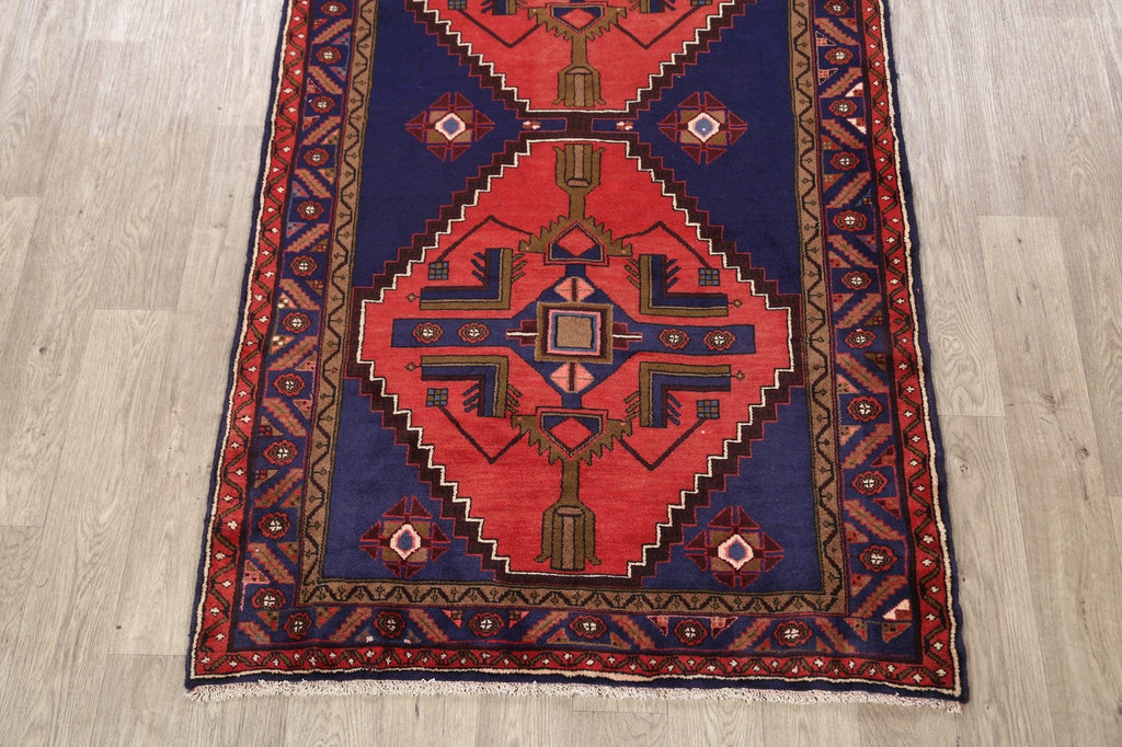 Tribal Hamedan Persian Area Rug 4x7