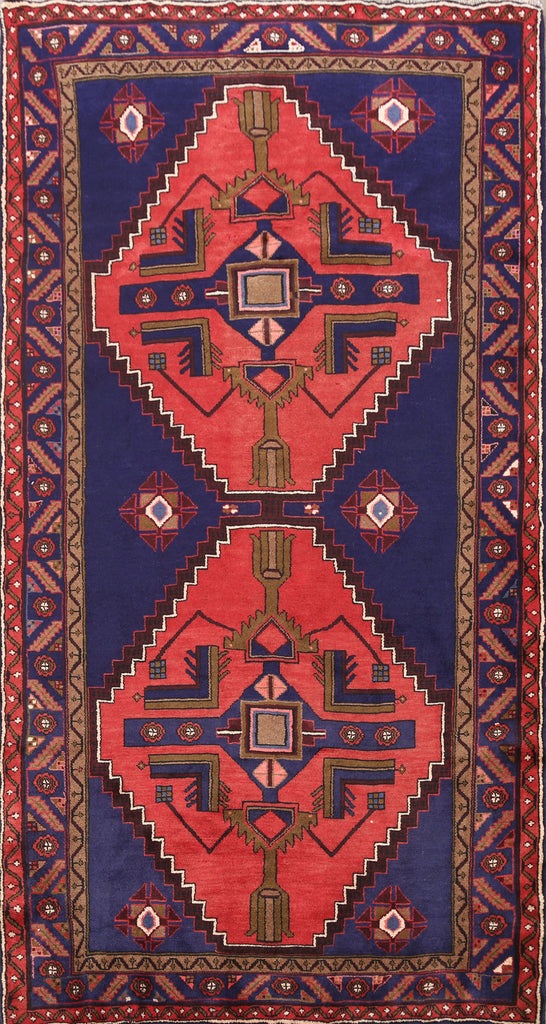 Tribal Hamedan Persian Area Rug 4x7