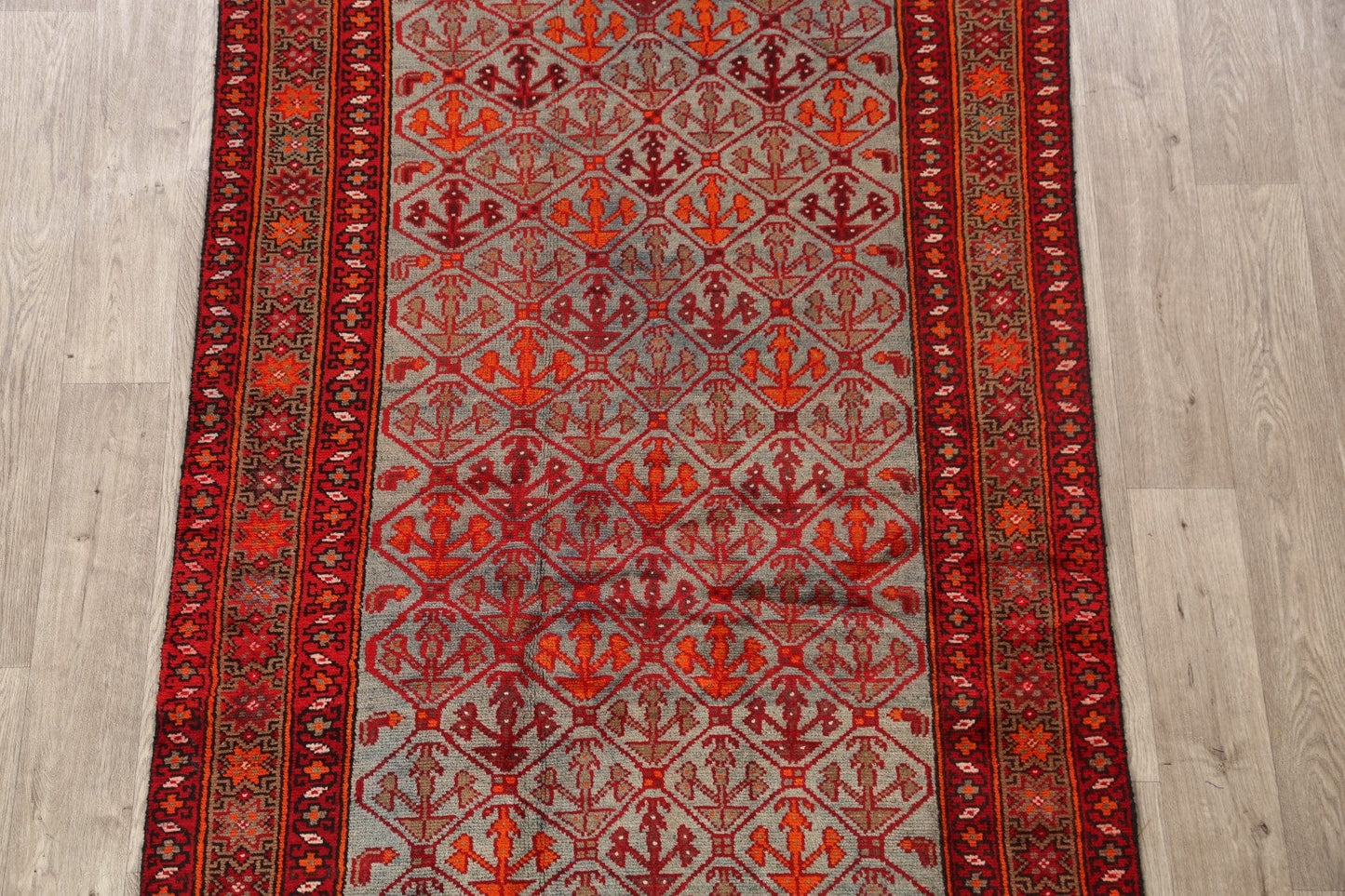 All-Over Malayer Persian Area Rug 4x7