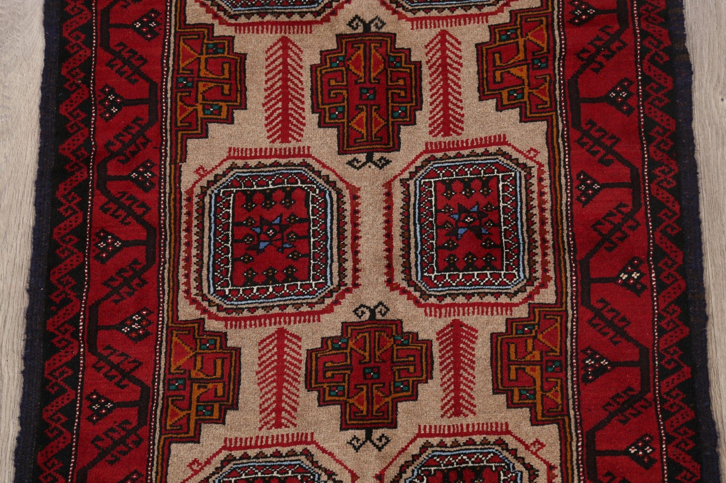 Geometric Balouch Oriental Area Rug 3x6