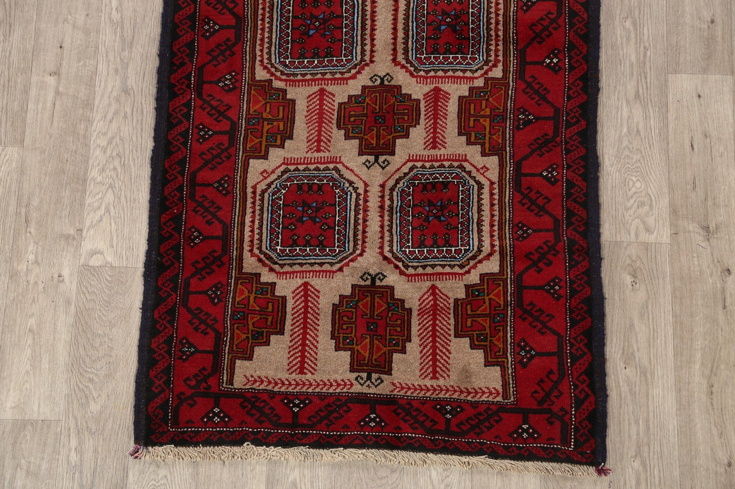 Geometric Balouch Oriental Area Rug 3x6