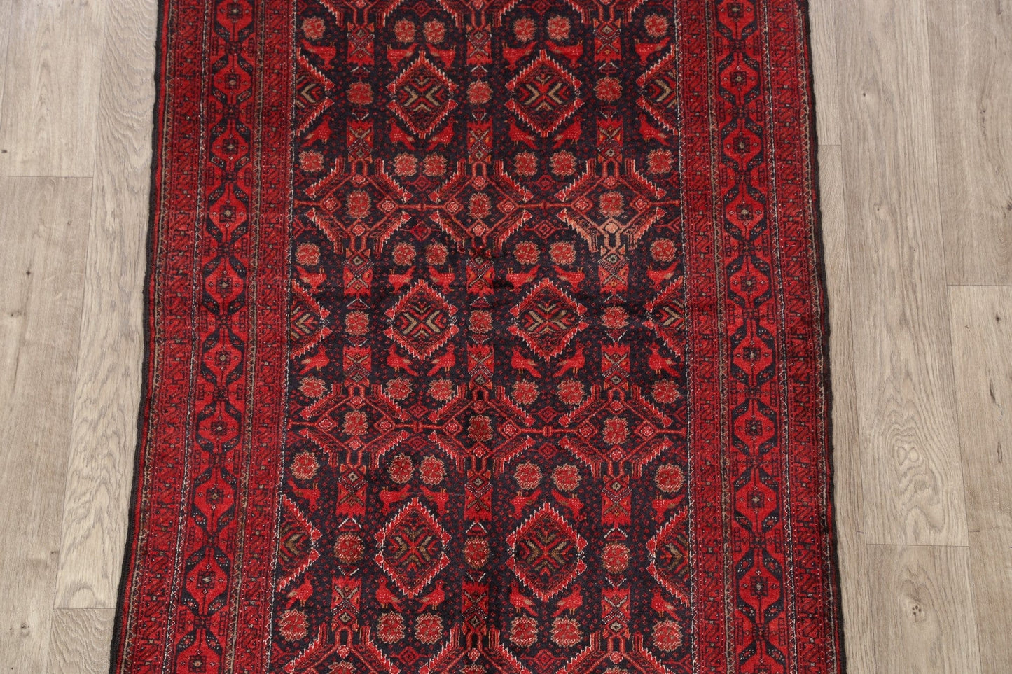 Animal Pictorial Balouch Oriental Area Rug 3x6