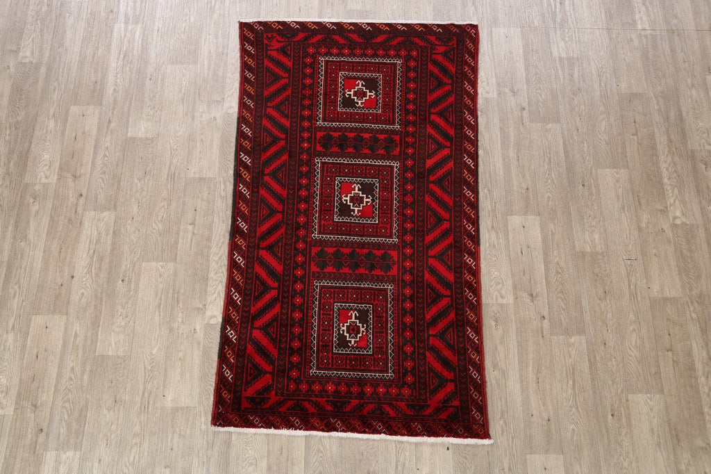 Balouch Afghan Oriental Area Rug 4x6