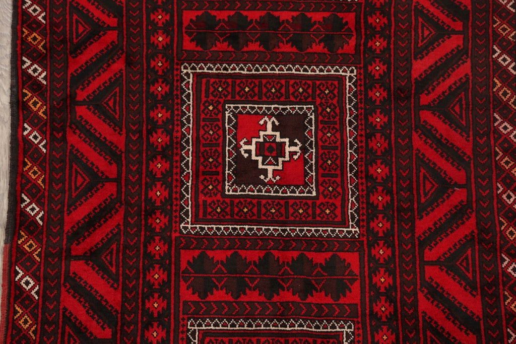 Balouch Afghan Oriental Area Rug 4x6