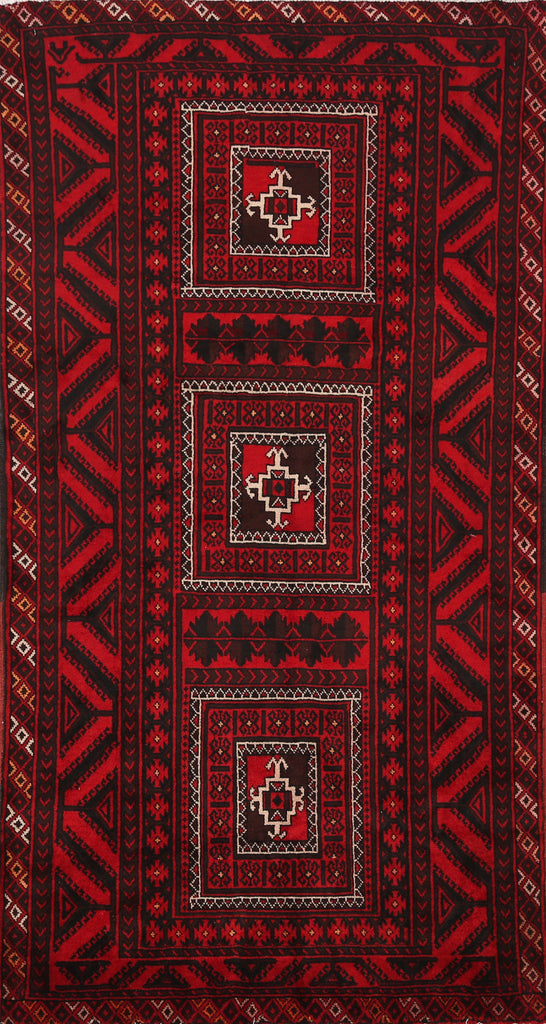 Balouch Afghan Oriental Area Rug 4x6