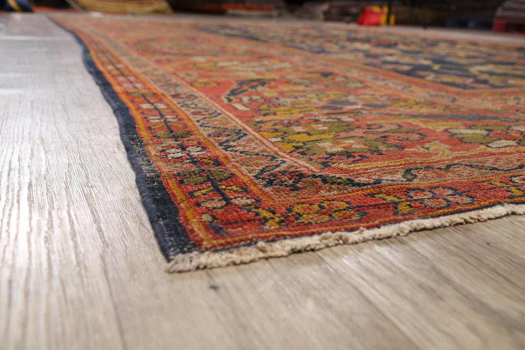 Antique Vegetable Dye Sultanabad Persian Area Rug 11x14 Large