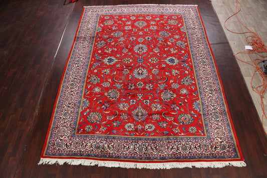 Floral Sarouk Persian Area Rug 10x13