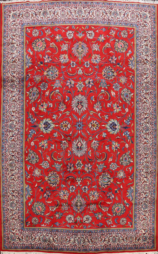 Floral Sarouk Persian Area Rug 10x13