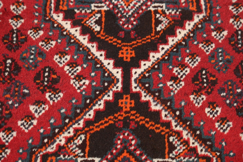 Tribal Shiraz Persian Area Rug 3x4