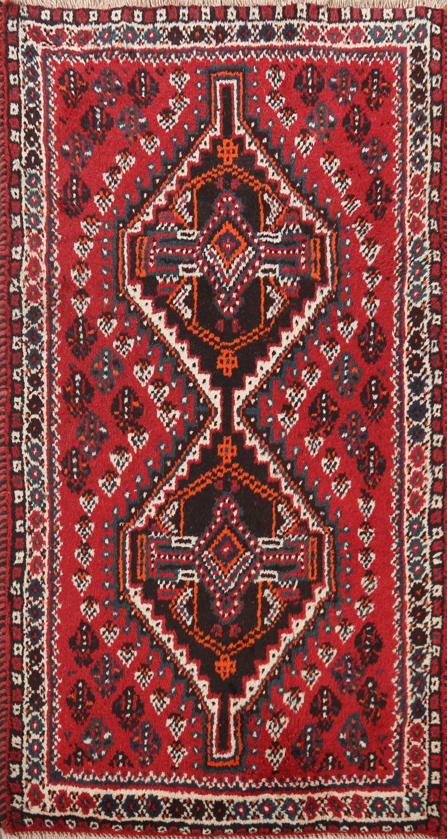 Tribal Shiraz Persian Area Rug 3x4