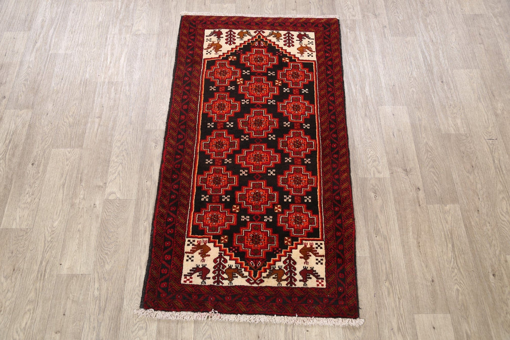 Balouch Afghan Oriental Area Rug 3x5