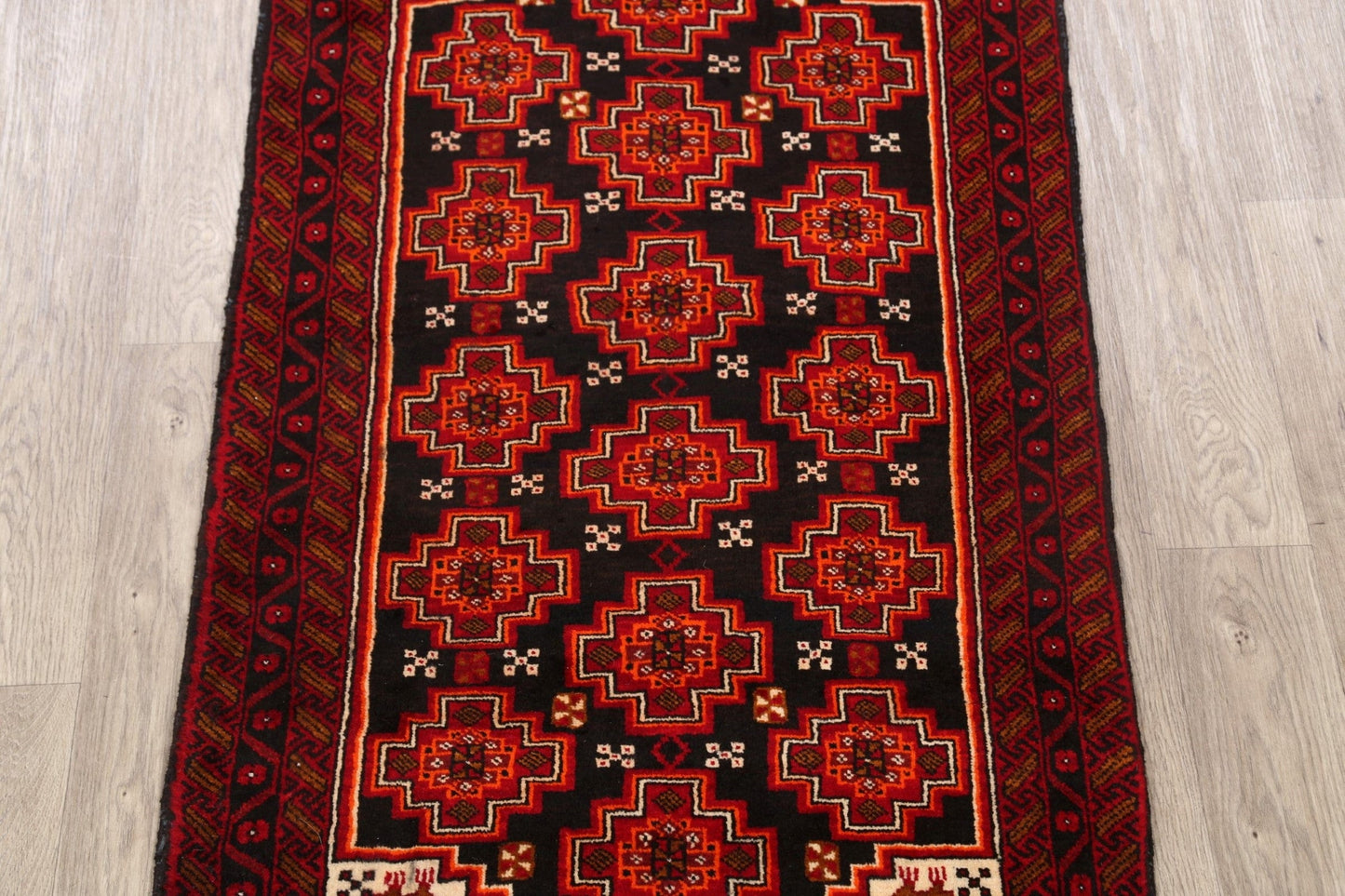 Balouch Afghan Oriental Area Rug 3x5