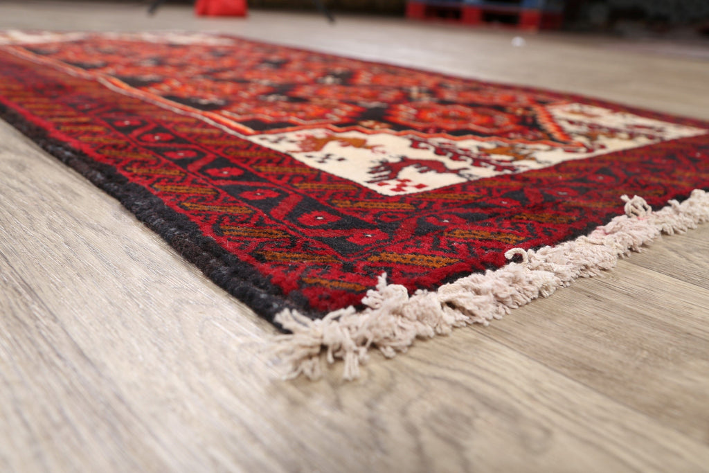 Balouch Afghan Oriental Area Rug 3x5