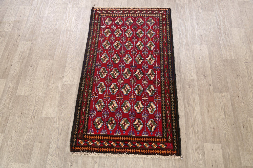 Balouch Afghan Oriental Area Rug 3x5