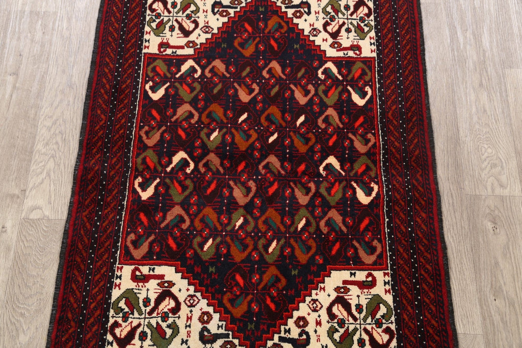 Balouch Afghan Oriental Area Rug 3x6