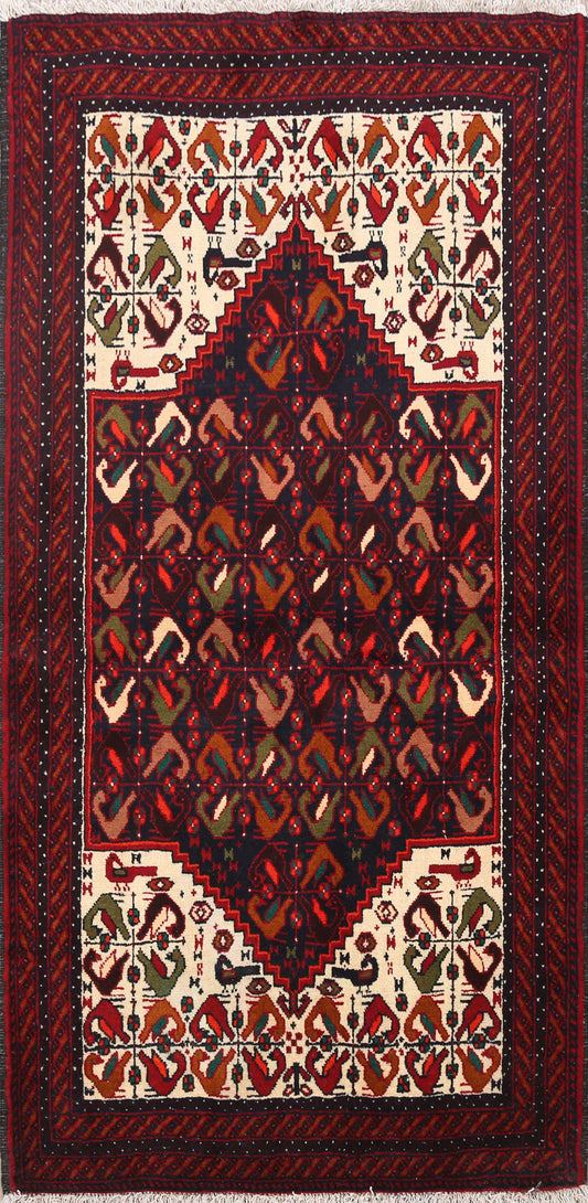 Balouch Afghan Oriental Area Rug 3x6