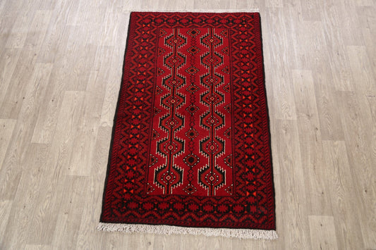 Balouch Afghan Oriental Area Rug 3x5