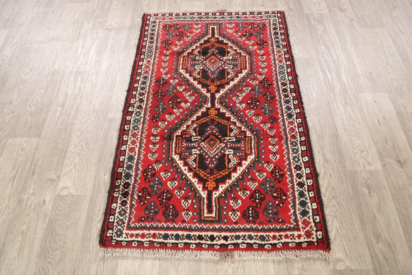 Tribal Shiraz Persian Area Rug 3x4