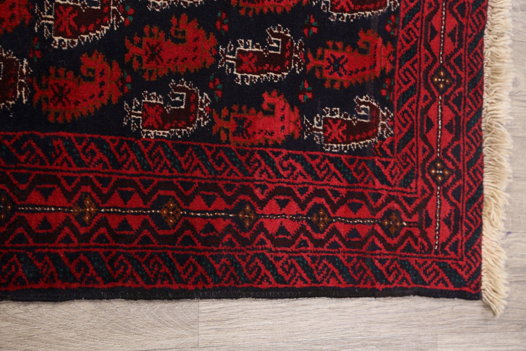 Balouch Afghan Oriental Area Rug 3x5