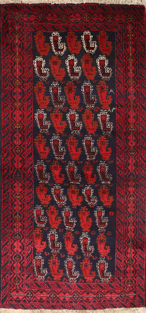 Balouch Afghan Oriental Area Rug 3x5