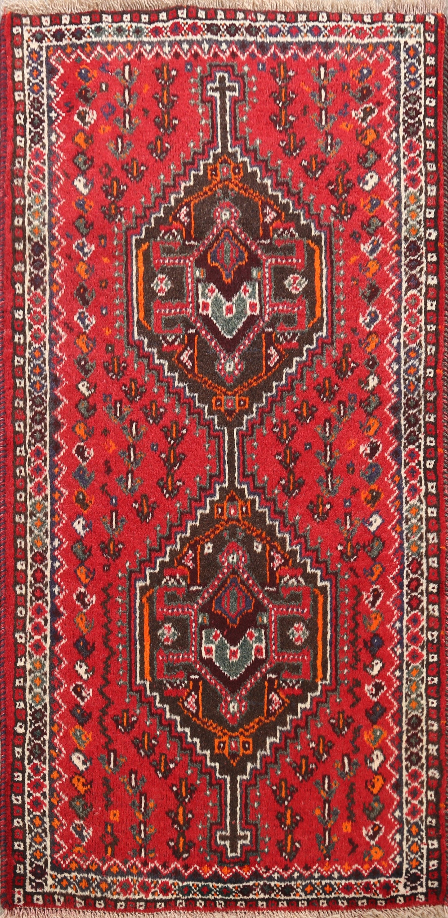 Tribal Shiraz Persian Area Rug 3x4