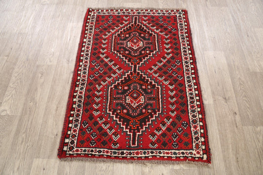 Tribal Shiraz Persian Area Rug 3x4