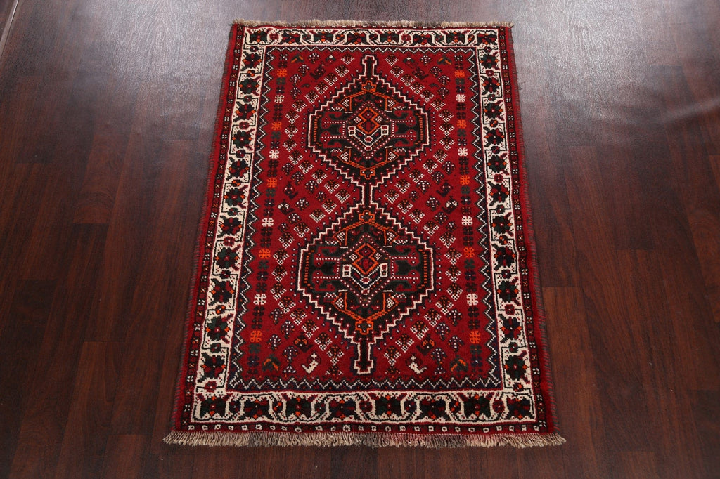 Tribal Shiraz Persian Area Rug 4x5