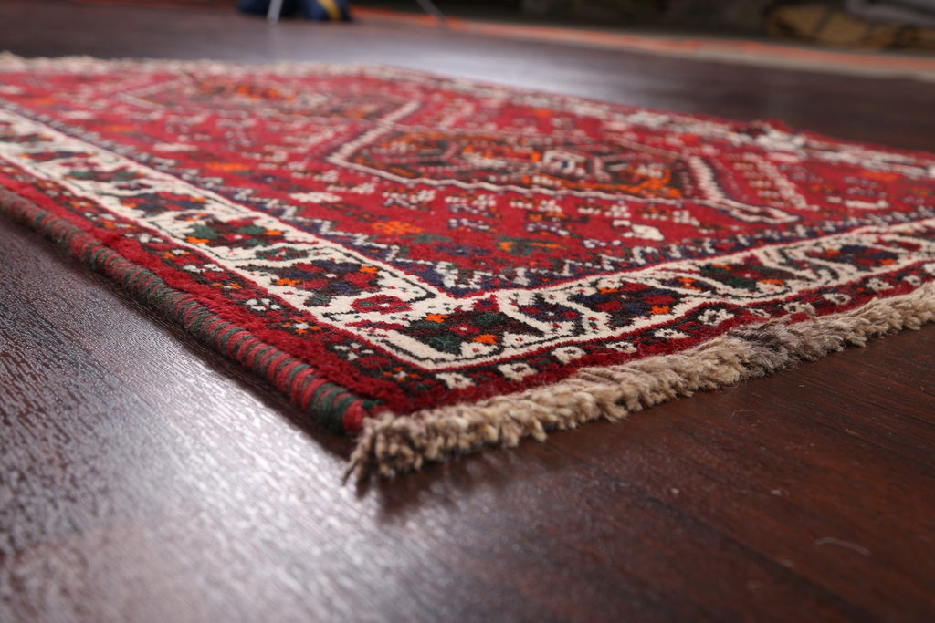 Tribal Shiraz Persian Area Rug 4x5