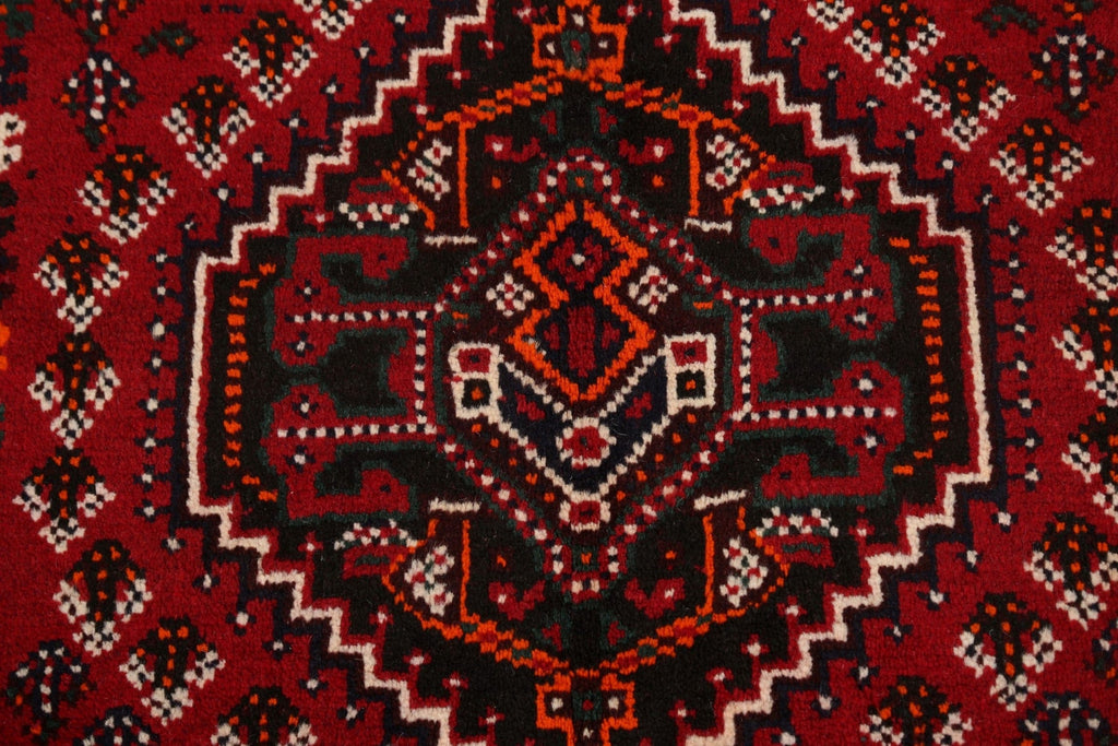 Tribal Shiraz Persian Area Rug 4x5