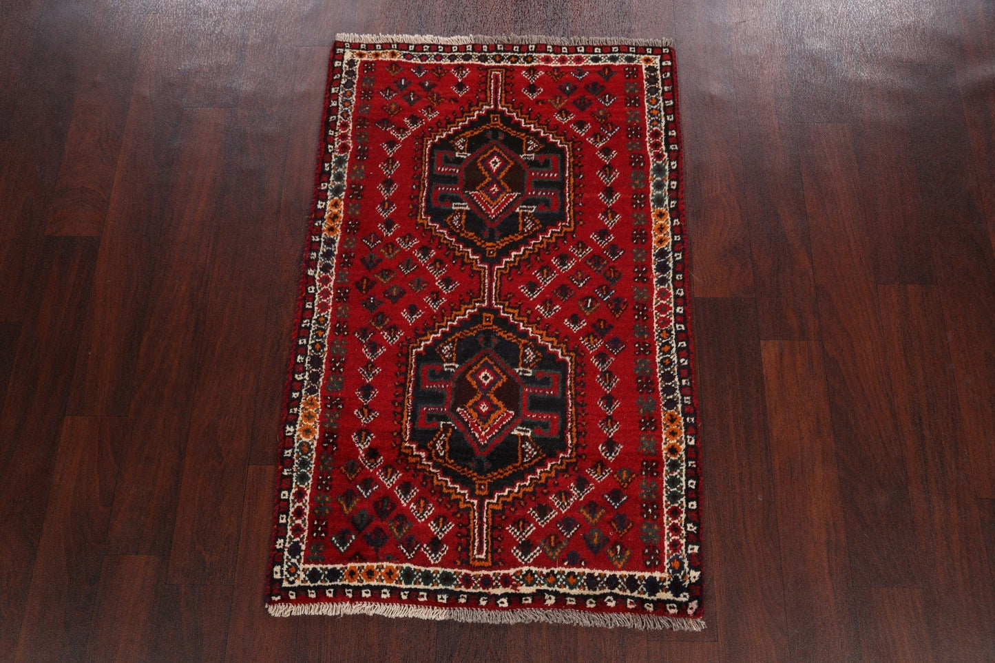 Tribal Shiraz Persian Area Rug 3x4