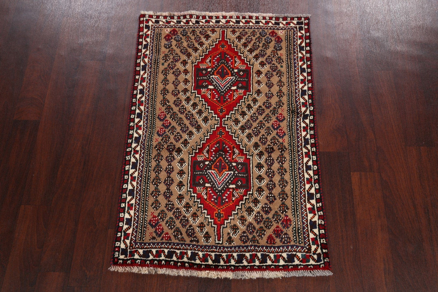 Tribal Shiraz Persian Area Rug 3x4