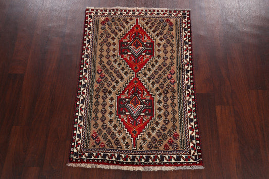 Tribal Shiraz Persian Area Rug 3x4