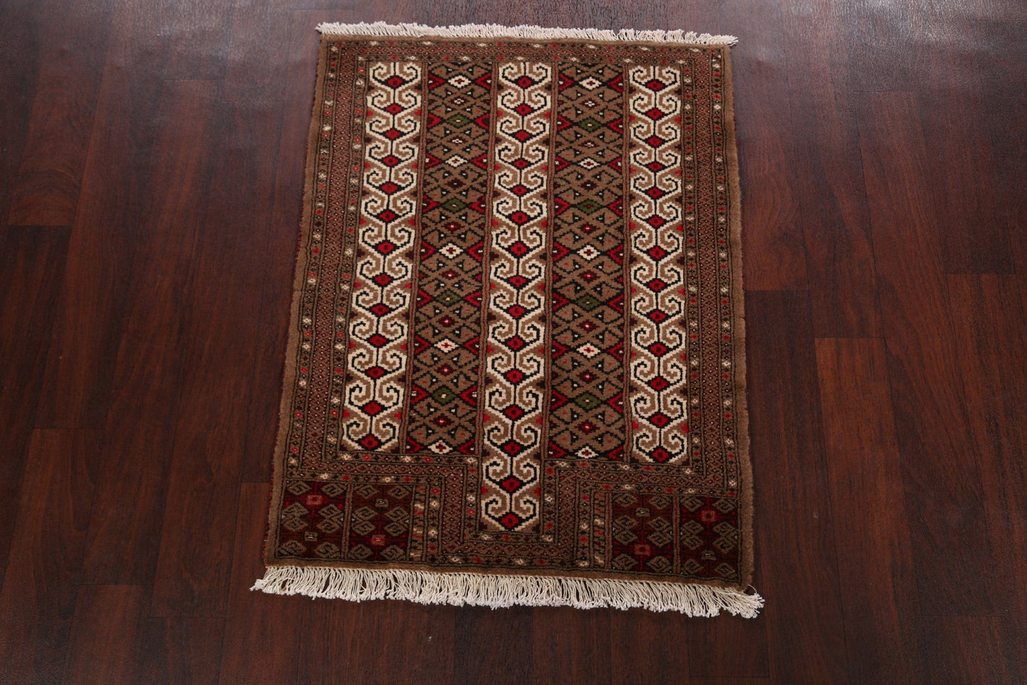 Geometric Bokhara Oriental Area Rug 3x4