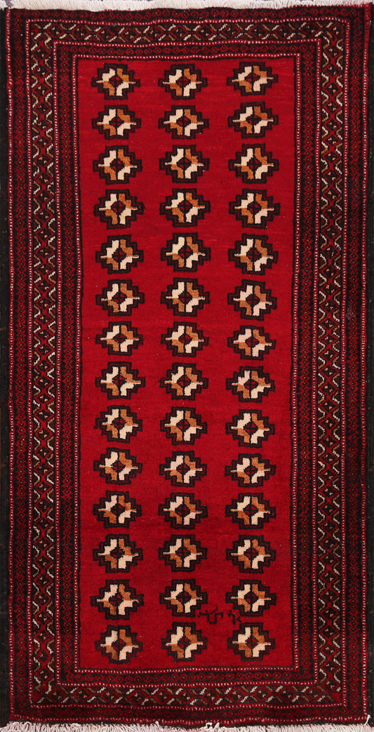 Geometric Balouch Afghan Oriental Area Rug 3x4