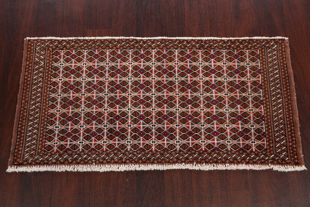 Geometric Bokhara Oriental Area Rug 2x4