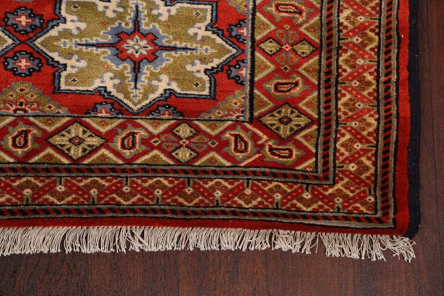 Vegetable Dye Turkoman Persian Area Rug 2x4