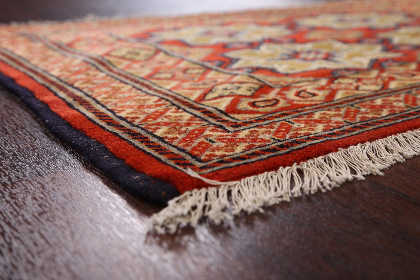 Vegetable Dye Turkoman Persian Area Rug 2x4