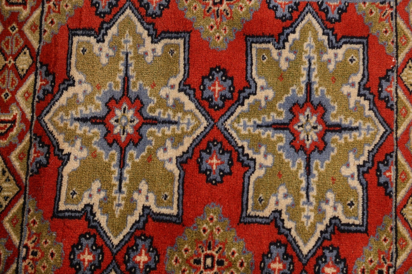 Vegetable Dye Turkoman Persian Area Rug 2x4