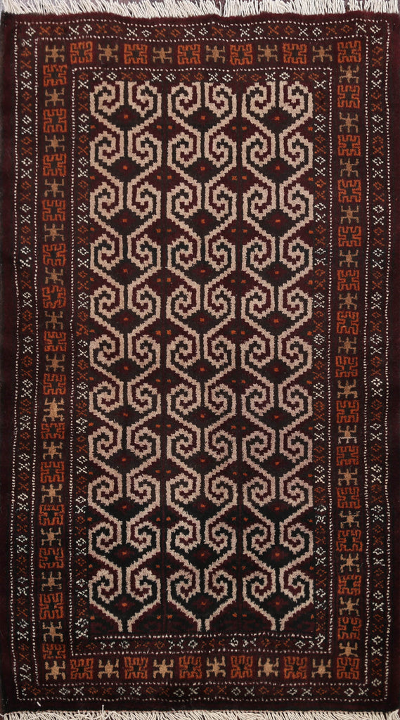 Tribal Bokhara Oriental Area Rug 2x3